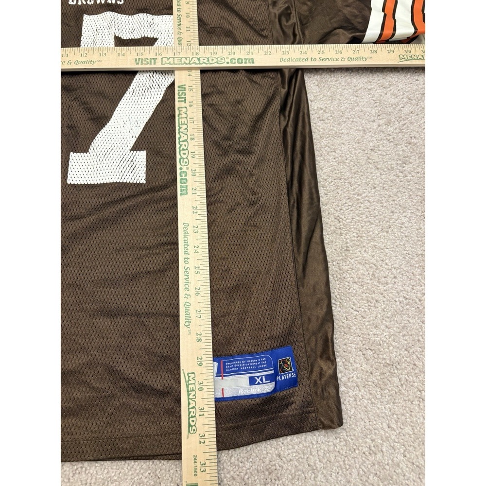 VTG Y2K Cleveland Browns Braylon Edward's Reebok Jersey NFL #17 Size XL - Picture 4 of 5